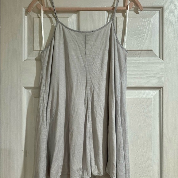 White House Black Market Silver-Trimmed White Tank Top - Picture 2 of 7